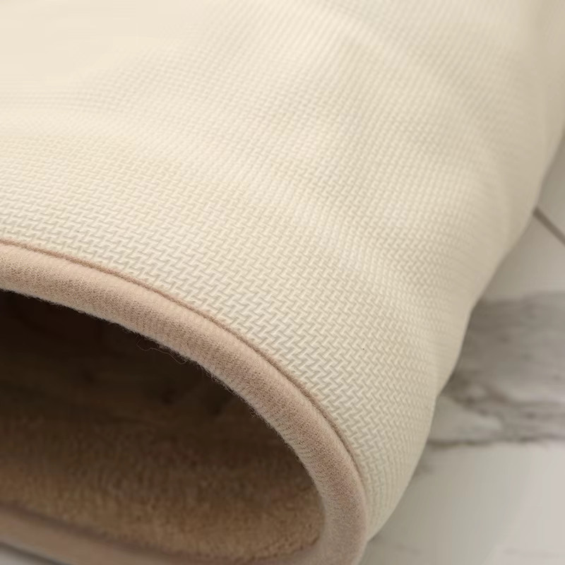 Rechteckige Badematte von inyahome in Khaki - Bild 2