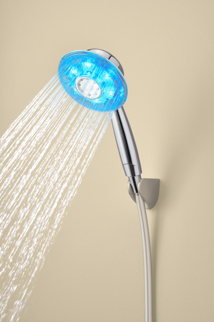 LIVARNO Handbrause mit LED-Beleuchtung in Transparent - Bild 1