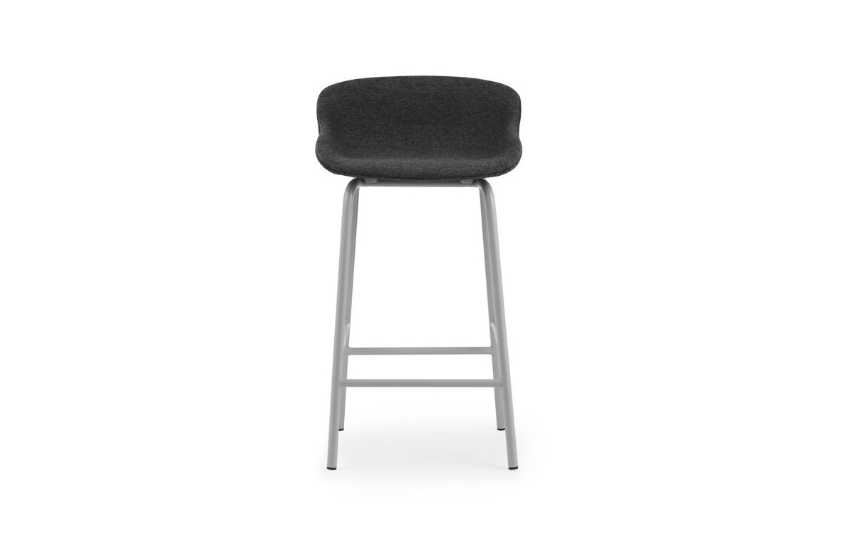 Normann Copenhagen Hyg Barhocker mit Vollpolsterung in Grau im skandinavischen Stil, Höhe: 65 cm - Bild 2