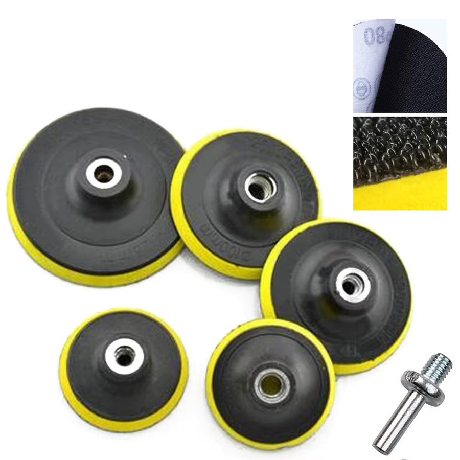DAZZLEEX Selbstklebende Schleifscheibe und Bohrstange für Autolackpflege und Polieren in den Größen 3, 4, 5, 6 und 7 Zoll - Bild 5