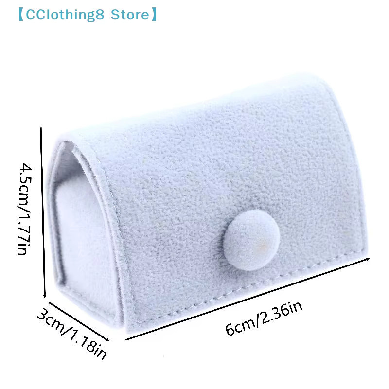 Schmuckbeutel Samt, Mini-Ringtasche, Unisex - Bild 4