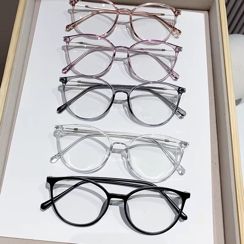 Photochrome Myopiebrille, Vollrand, Rund, Unisex, Blaulichtfilter - Bild 2