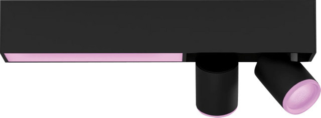 Philips Hue Centris White & Color Ambiance 2 Spot Aufbaustrahler Schwarz mit Reflektor - Bild 1