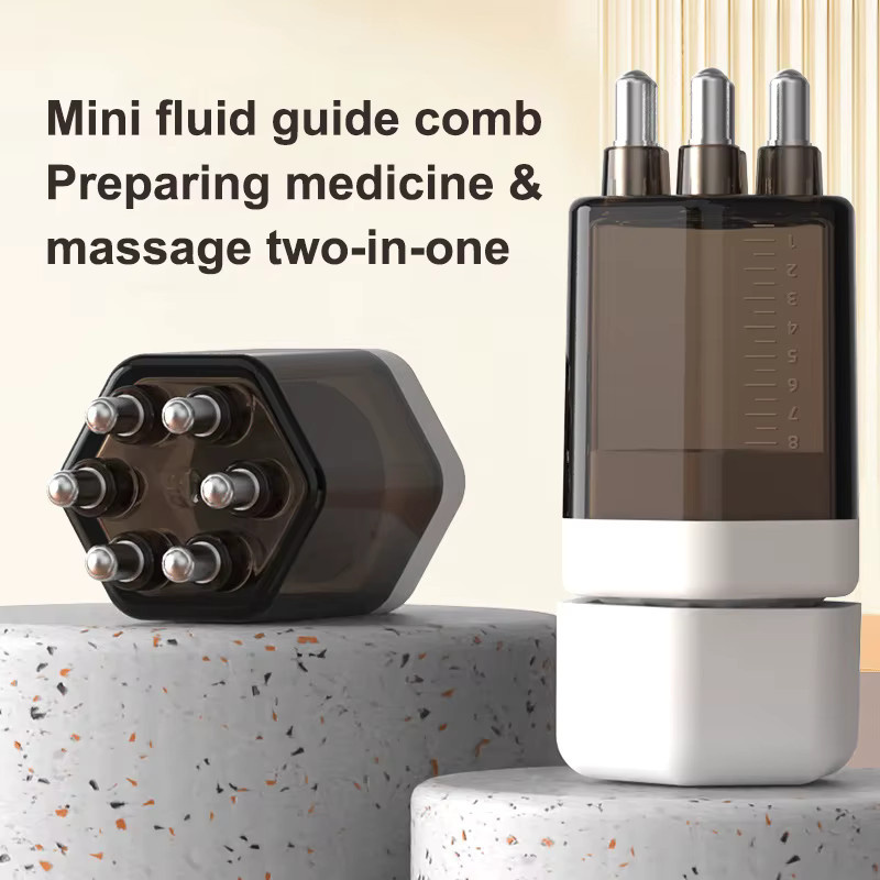 HNKMP Mini-Massagekamm mit Flüssigkeitsapplikator für die Kopfhaut, Unisex - Bild 3