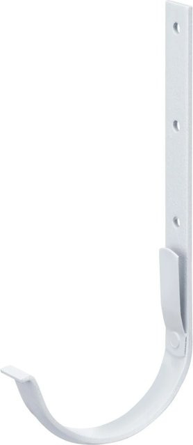 Inefa Dachrinnenhalter NW 150 Halbrund aus verzinktem Stahl in Weiß - Bild 1