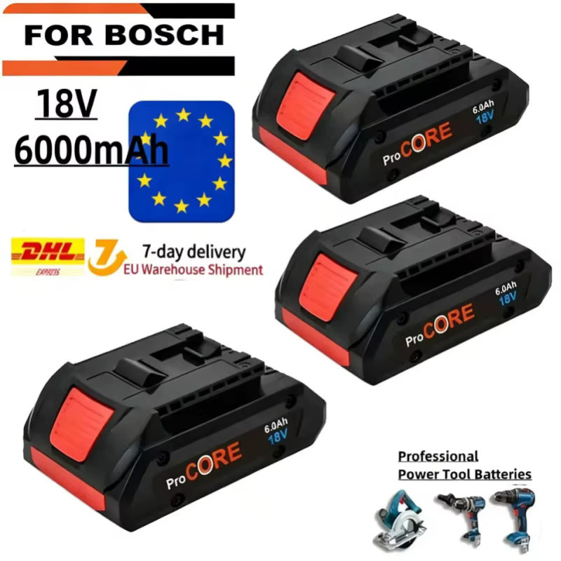 Bosch Li-Ionen-Akku 18V 6,0Ah Procore 1600A016GB Schwarz - Bild 1