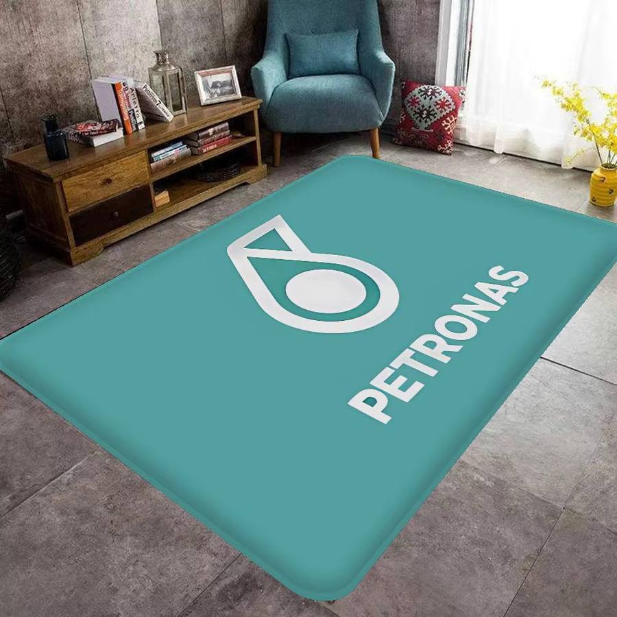 P-PETRONAS Fußmatte Potdemiel in Türkis, rutschfester Retro-Teppich für Wohnzimmer und Küche, B: 60 cm, T: 40 cm - Bild 3