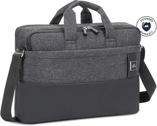 Rivacase Business-Tasche Lantau 15.6" in Black Mélange (Schwarz/Grau) - Bild 1