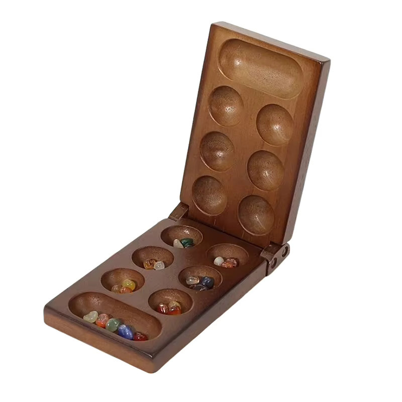 soulbao Mancala-afrikanisches Schachspiel, Brettspiel, Holz, Partyspiel - Bild 5