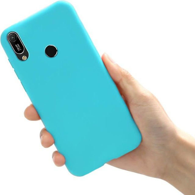 Weiche Silikon-Handyhülle mit Matt-Finish für Huawei P20 Lite, P30 Plus und Honor 8, 9, 10 Serie in Türkis - Bild 1