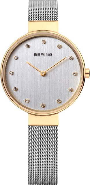 Bering Damenuhr, Quarz, Edelstahl, Silber, 34 mm, 3 ATM - Bild 1