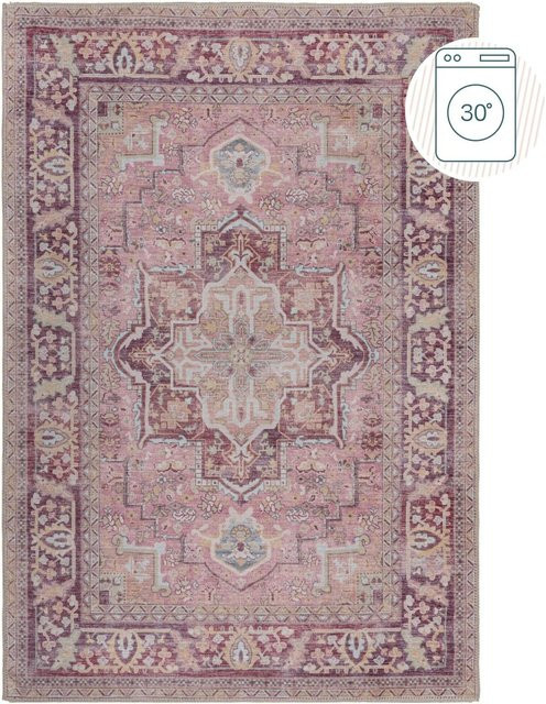 Flair Rugs Vintageteppich Windsor in Rosa, B x T: 160 x 230 cm - Bild 1