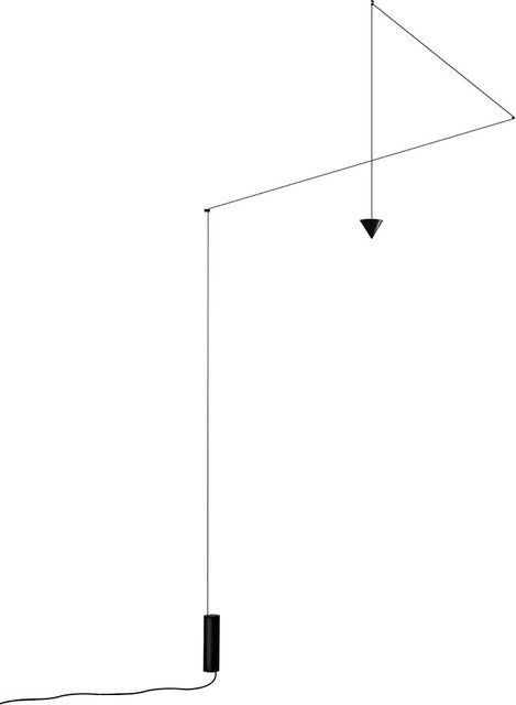 Karman Filomena Up LED-Pendelleuchte aus Aluminium in Schwarz mit warmweißem Licht (3000K) - Bild 1