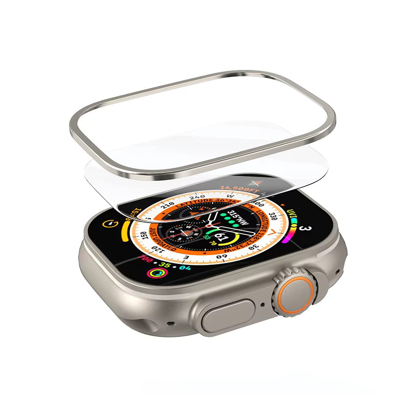 PZOZ Gehäuse für Apple Watch Ultra, 49 mm, Silber - Bild 3