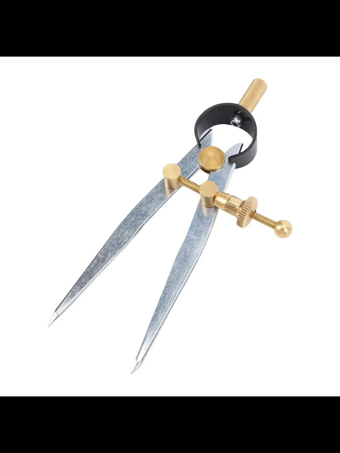 VBESTLIFE Spring Wing Divider Messschieber aus Stahl in Silber, verstellbar und abschließbar, 10,2 cm - Bild 7