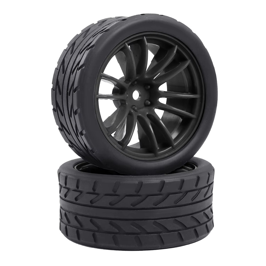 FACSNY Off Road Buggy Reifen, 4-teiliges Set, 12 mm Sechskanträder, 1:16 - Bild 4