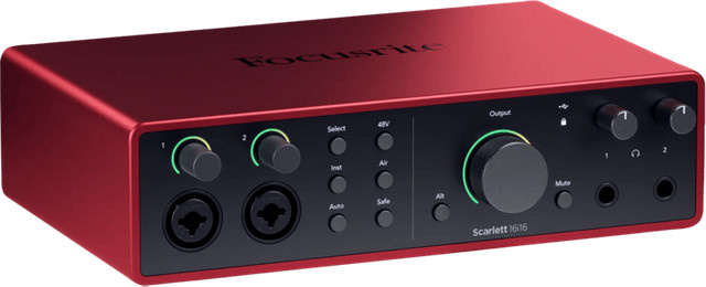 Focusrite Scarlett 4i16 Audio-Interface in Rot - Bild 1