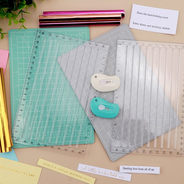 Schnelltrimmer für Folie und Papier mit Rotationsklinge in Grün - Bild 1