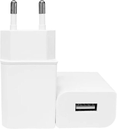 USB-Ladegerät Netzteil in Weiß mit 10,5 W, 5 V und 2,4 A für iPhone, Samsung Galaxy und andere Smartphones