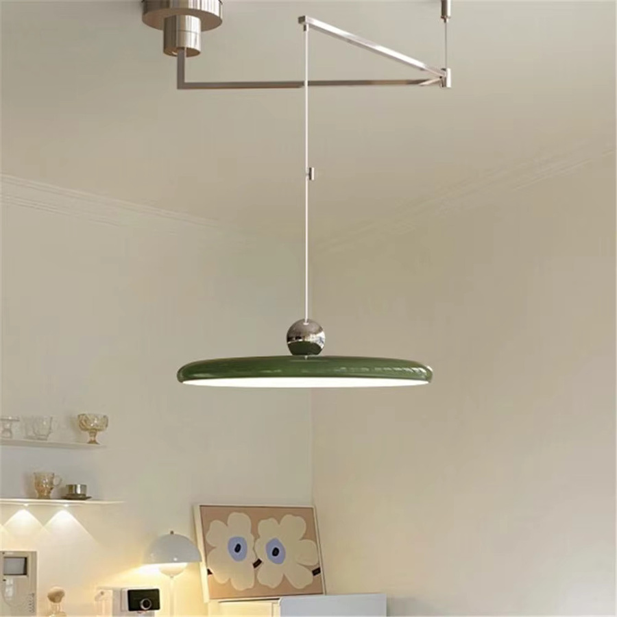 HomeLover Rocker LED Kronleuchter in Chrom als austauschbare Hängelampe für dein Wohnzimmer oder den Esstisch - Bild 1
