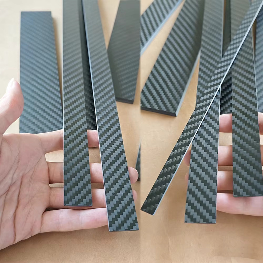 2 Stück 3K reine Kohlefaserplatten in Schwarz mit Twill-Matt-Oberfläche, Dicke: 0,2–6 mm - Bild 3