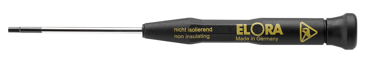 Elora ESD Schraubendreher Innen-Sechskant ELORA-625-3,0 ESD in Schwarz - Bild 1