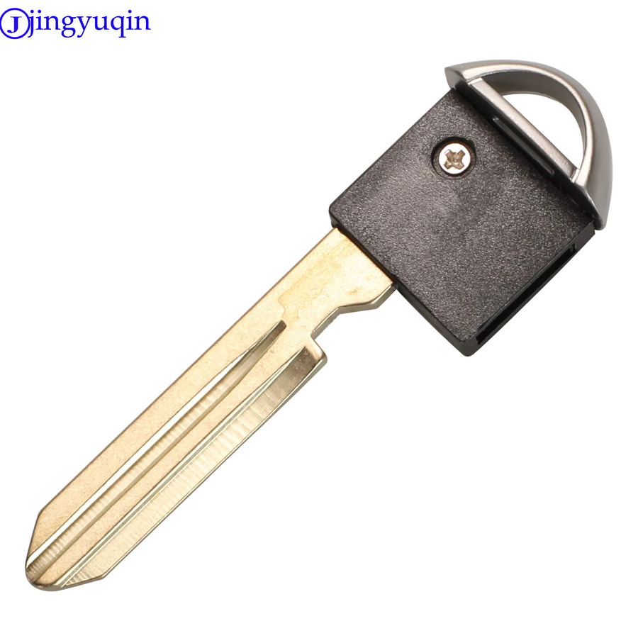 Jingyuqin Schlüsselhülle für Nissan und Infiniti in Schwarz als Ersatzgehäuse für Fernbedienung und Smart Key Fob - Bild 2