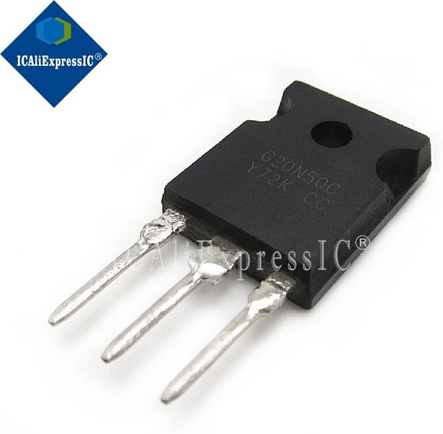 5 Stück SIHG20N50C G20N50C TO-247 Transistoren in Schwarz - Bild 1