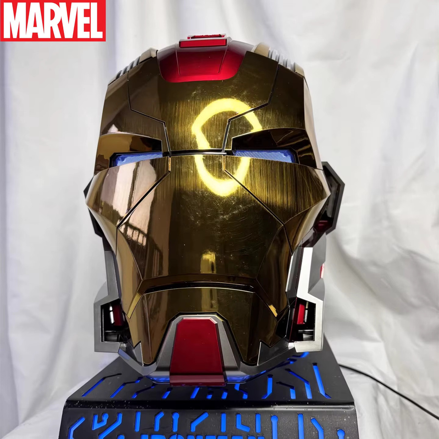 Bandai Marvel Iron Man Helm, Cosplay, mit Augenmodell, Rot - Bild 1