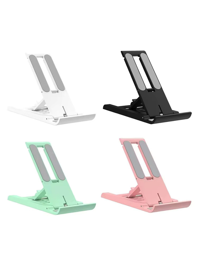 Summer2 Tragbarer Handy-Ständer, faltbarer und skalierbarer Halter für Smartphone und Tablet in Schwarz - Bild 4