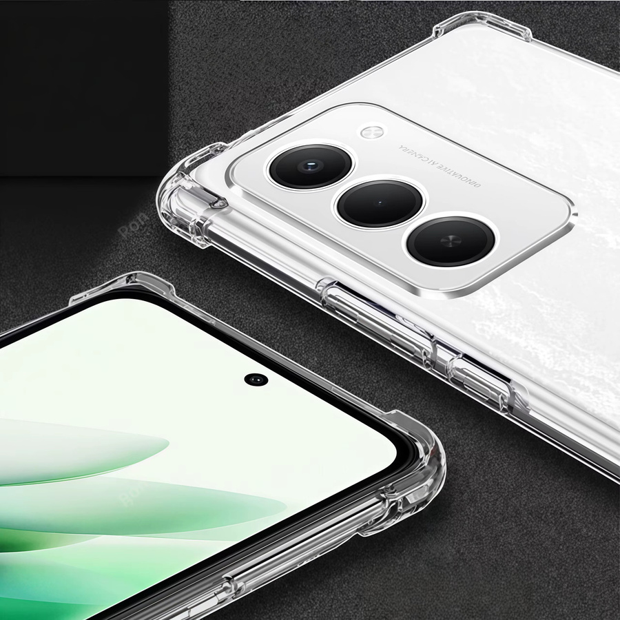 Stoßfeste und transparente TPU-Handyhülle für Redmi 15 und Redmi 13 ohne Vergilbung - Bild 4