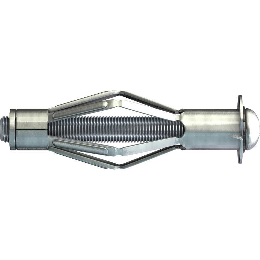 TOX Acrobat M6/65 Metall-Hohlraumdübel aus verzinktem Stahl, Farbe: Silber, 25 Stück - Bild 2