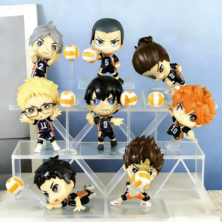 Bandai Volleyball Junior Q-Version, Sammlerfigur, 8-teiliges Set - Bild 5