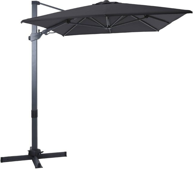 AXI Outdoor Living Ampelschirm Milad in Anthrazit mit Spuncrylic-Gewebe und Aluminiumgestell B/H/T: 200 x 250 x 300 cm - Bild 1
