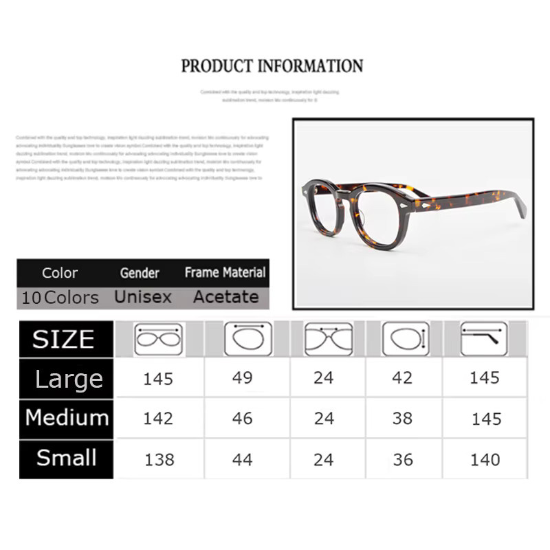KUXA Lemtosh Lesebrille, Acetat, Vollrand, Panto, Unisex - Bild 1