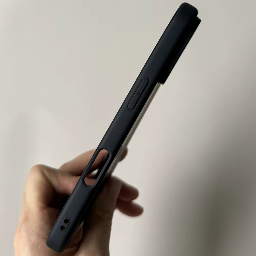 Ricestate Ultradünne Flüssigsilikonhülle für iPhone in Schwarz - Bild 2