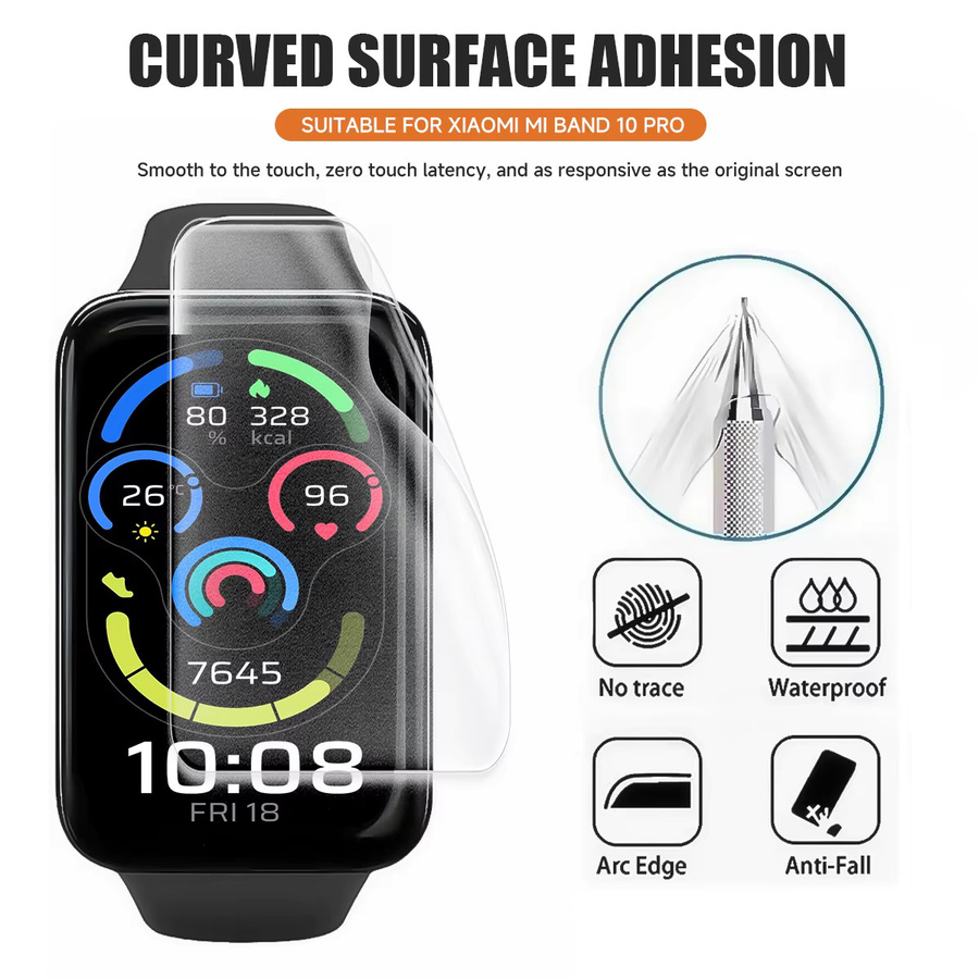 Xiaomi Displayschutz Hydrogel-Folie für Mi Band 10Pro, transparent - Bild 5