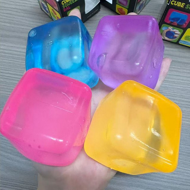 Taba Squishy Stressball-Würfel, Ozean-Sensorik-Fidget-Spielzeug - Bild 1