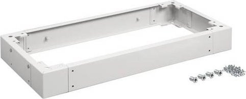 Hager Universeller Sockel für Anreih- und Standschränke IP54 SKII, Farbe Grau, B/T/H: 100 x 860 x 400 mm - Bild 1