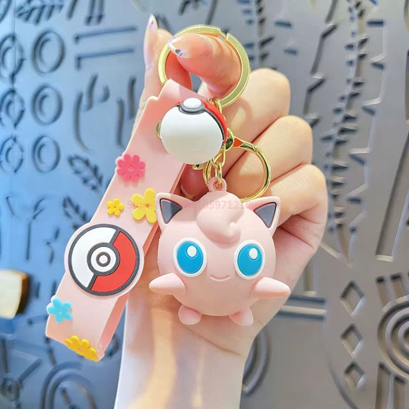 Bandai Pokémon Schlüsselanhänger, Pikachu Gengar, 5-teiliges Set - Bild 1