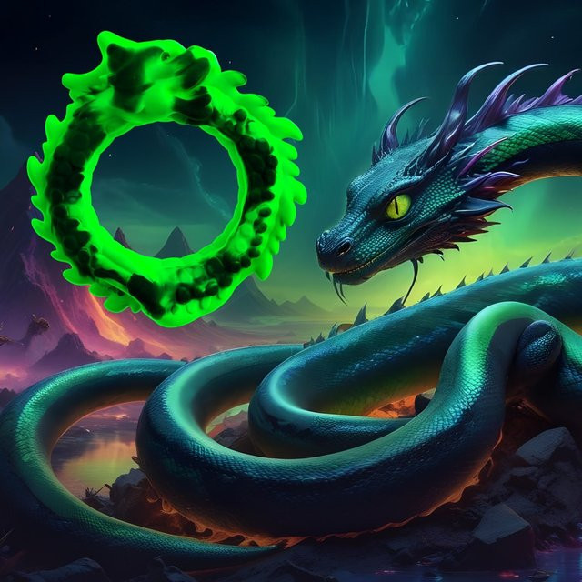 Beasty Cocks Penisring Dragon Loop, Liquid-Silikon, Unisex - Bild 1