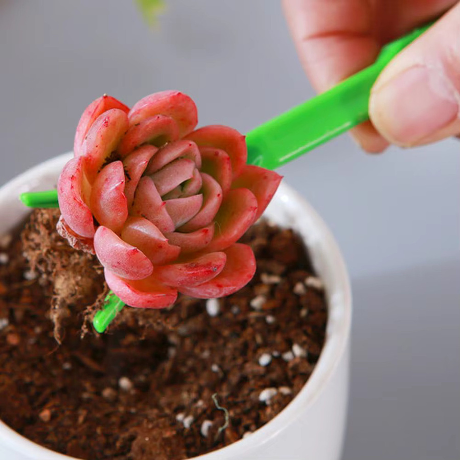 MeatPlant Set aus 4 langlebigen Mini-Gartenpflanzwerkzeugen aus Kunststoff in Grün - Bild 4