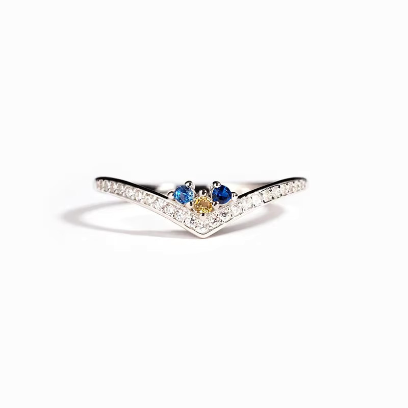 Huitan Ring, Silber, Zirkonia, Damen - Bild 4