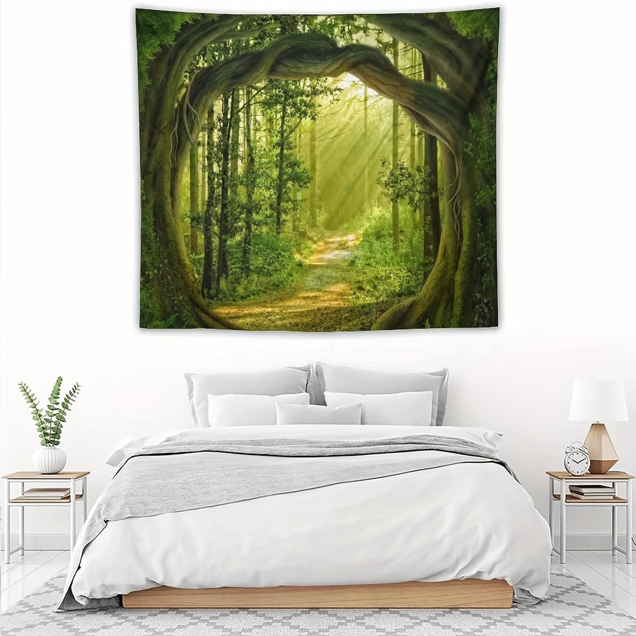 Wandteppich Geheimer Wald von JMG Household Supplies, Farbe Grün, B/H: 40 x 60 cm - Bild 4