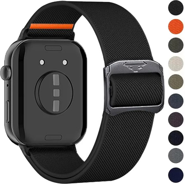 Huawei Uhrenarmband Nylon, Schwarz, Unisex - Bild 1