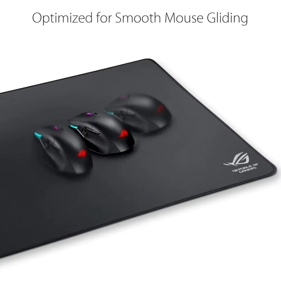 ASUS ROG Sheath BLK Gaming-Mauspad in Schwarz und Grau mit extragroßer, ultraweicher Oberfläche für präzise Griffkontrolle - Bild 2