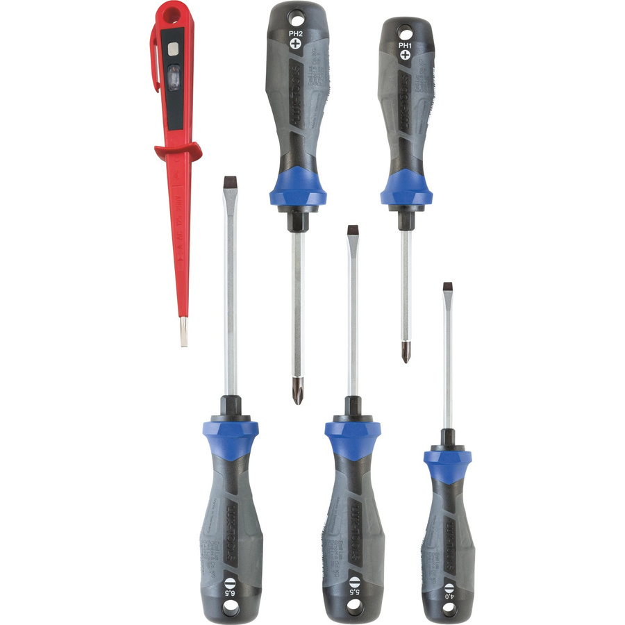 LUX-TOOLS Professional Schraubendrehersatz 6-teilig in Multicolour - Bild 2