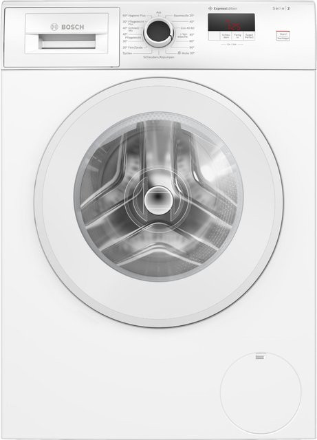 Bosch Serie 2 Frontlader Waschmaschine WGE0241H in Weiss mit 7 kg Kapazität und 1400 U/min Schleuderdrehzahl - Bild 1