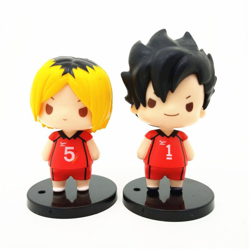 Fashnics Haikyuu Hinata Shoyo Kageyama Tobio Q Version Anime Figur 8-teiliges Set - Bild 2