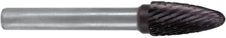 Exact 72366 Frässtift Hartmetall in Grau, Länge: 70 mm, Schaftdurchmesser: 6 mm - Bild 1